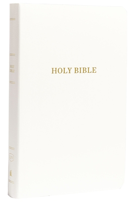 KJV, Gift and Award Bible, Imitation Leather, White, Red Letter Edition