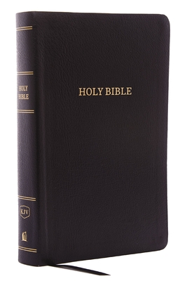 KJV, Reference Bible, Personal Size Giant Print, Bonded Leather, Black, Red Letter Edition