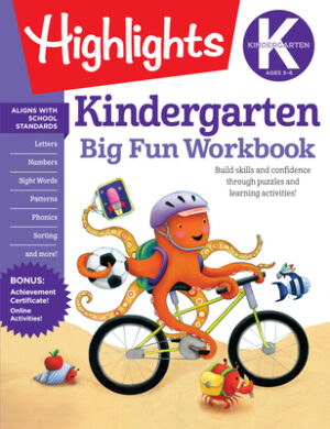 Kindergarten Big Fun Workbook: Kindergarten Workbook with Learning Activities for School Prep and Readiness, Kindergarten Activity Book for Ages 5-6