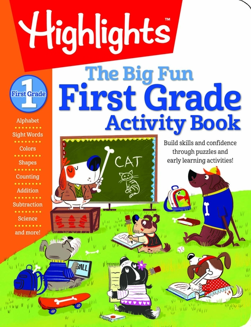 First Grade Big Fun Workbook: 256-Page Activity Workbook for First Graders, Vocabulary, Math, Science and More