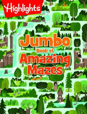 Jumbo Book of Amazing Mazes: Jumbo Activity Book with Over 175 Colorful Mazes for Kids, 256-Page Interactive Maze Book