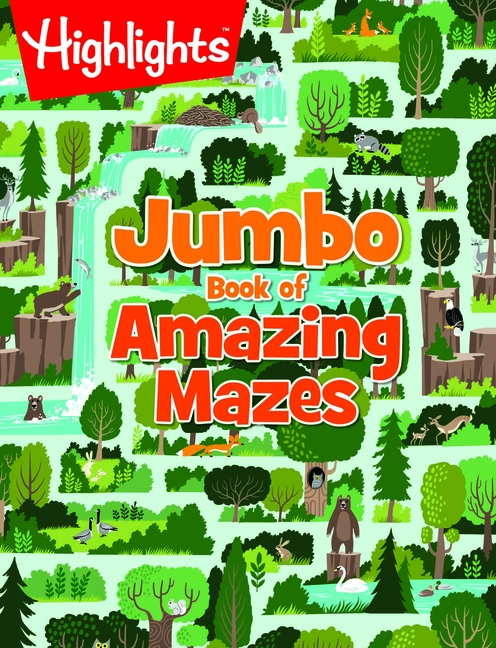 Jumbo Book of Amazing Mazes: Jumbo Activity Book with Over 175 Colorful Mazes for Kids, 256-Page Interactive Maze Book