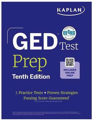 GED Test Prep, Tenth Edition (2026): Includes a Diagnostic Pretest, 2 Full Length Practice Tests, 1000+ Practice Questions, and 40+ Online Videos